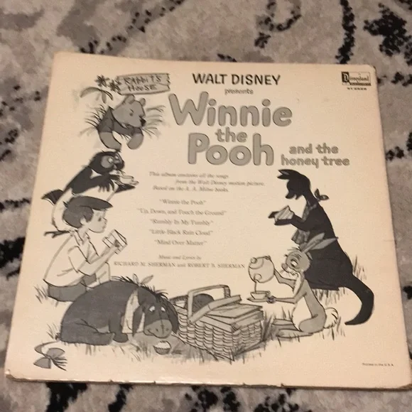 Host Pick Bundle of Vintage Disney Winnie the Pooh Vinyls